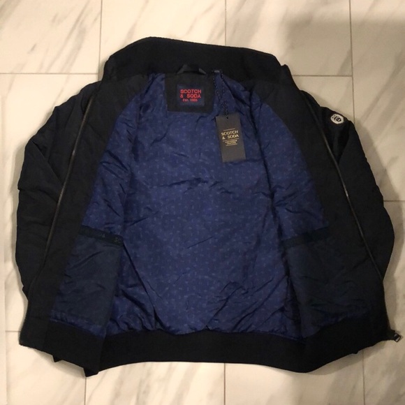 Men’s Scotch and Soda Bomber Jacket - Picture 3 of 7